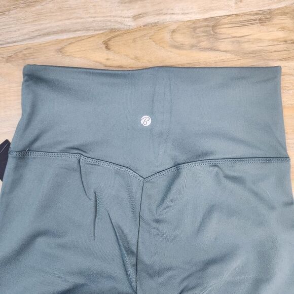 🔸️NWT Bally Green Kayla High Rise Tummy Control Athletic Pants Medium - Picture 9 of 12